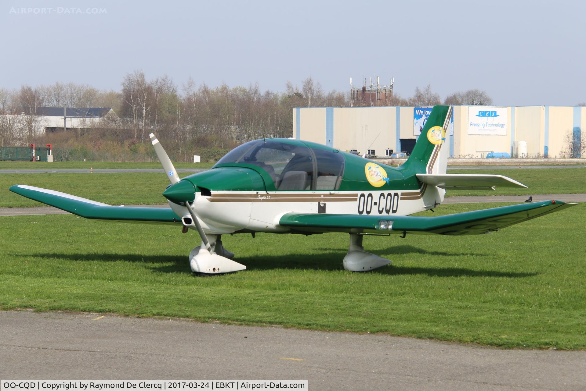 OO-CQD, Robin DR-400-120 Dauphin 2+2 C/N 2273, At Wevelgem.