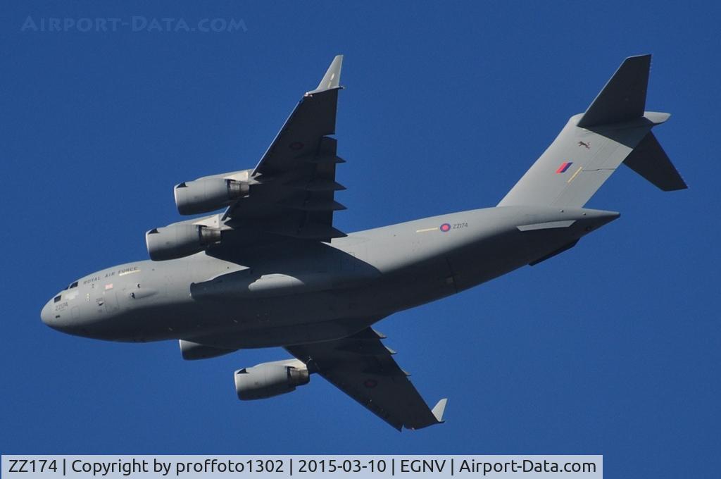 ZZ174, 2001 Boeing C-17A Globemaster III C/N F-081, Overshot