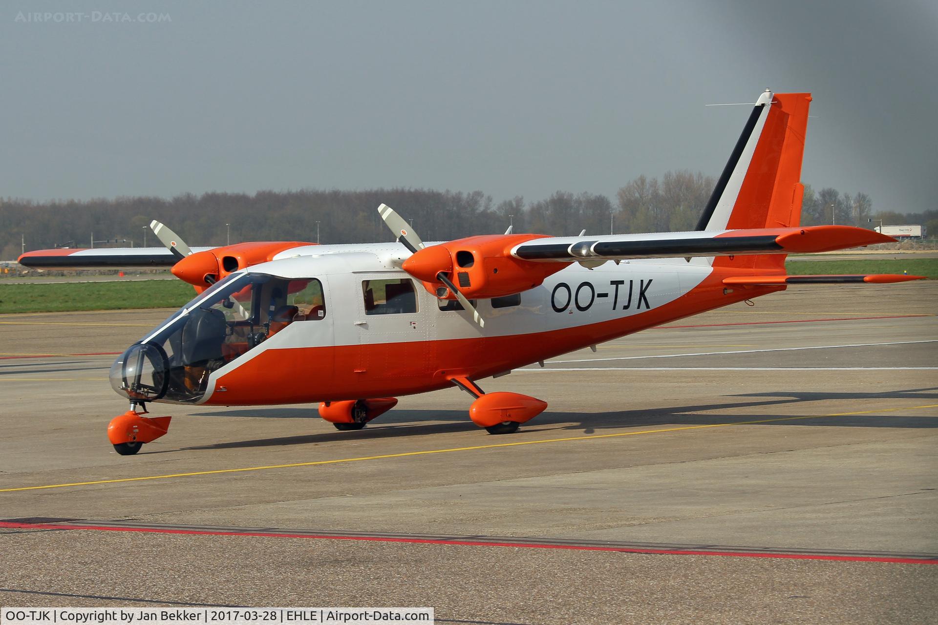 OO-TJK, 1986 Partenavia P-68B Observer C/N 372-28-OB, Lelystad Airport