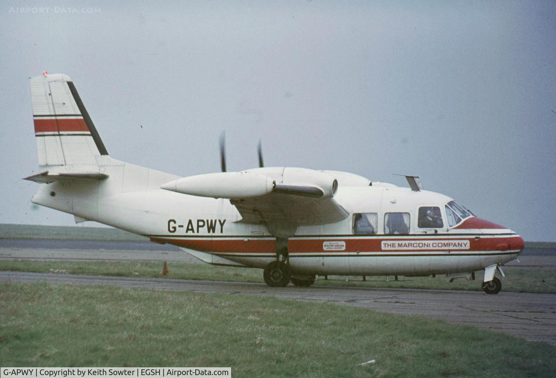 G-APWY, 1959 Piaggio P-166AL-1 C/N 362, Regular visitor
