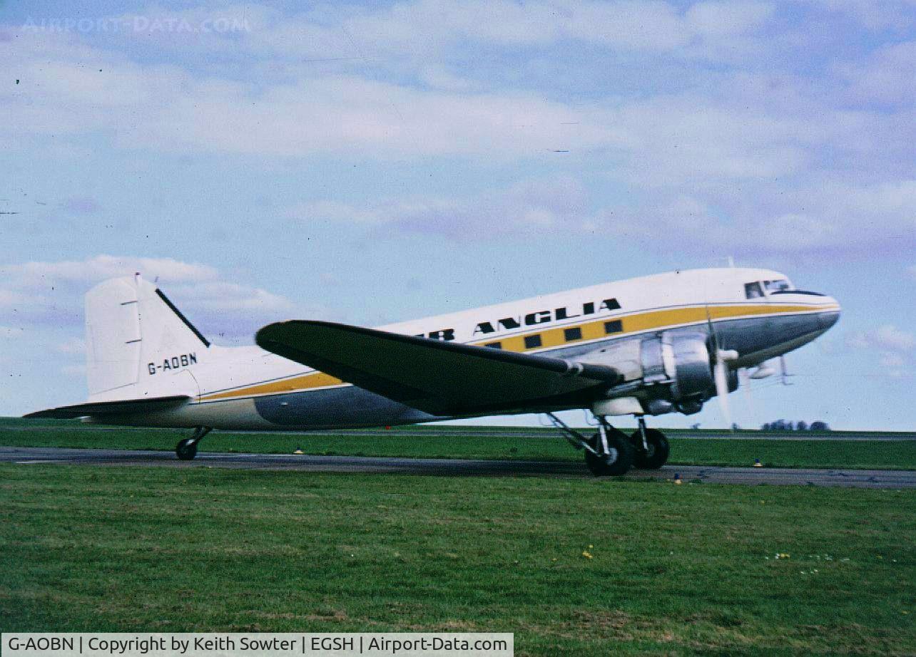 G-AOBN, 1943 Douglas DC-3A (C-53D) C/N 11711, Based aircraft