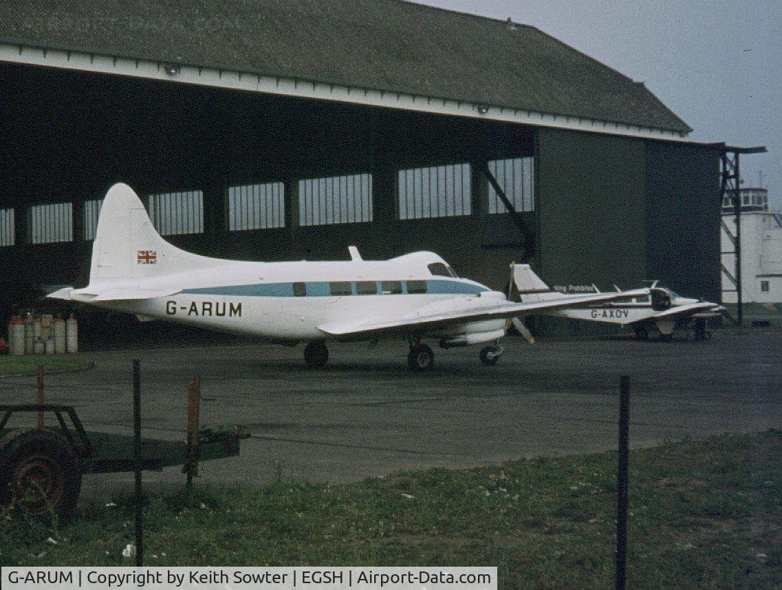 G-ARUM, 1962 De Havilland DH-104 Dove 8 C/N 04528, Based aircraft at the time