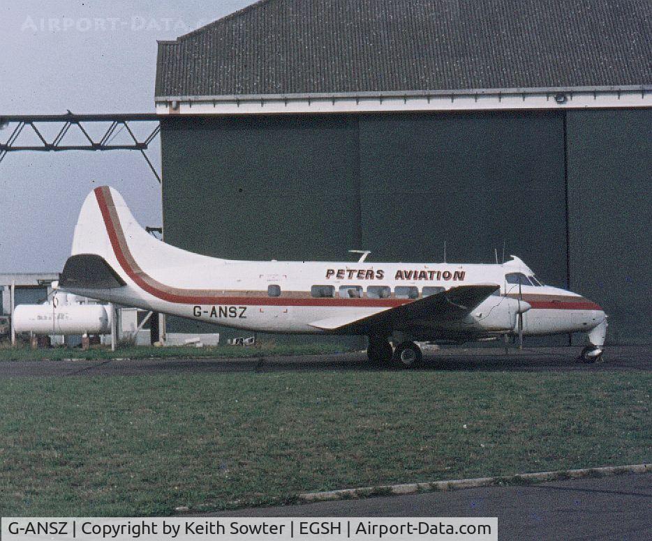 G-ANSZ, 1954 De Havilland DH-114 Heron 1B C/N 14047, Based aircraft at the time