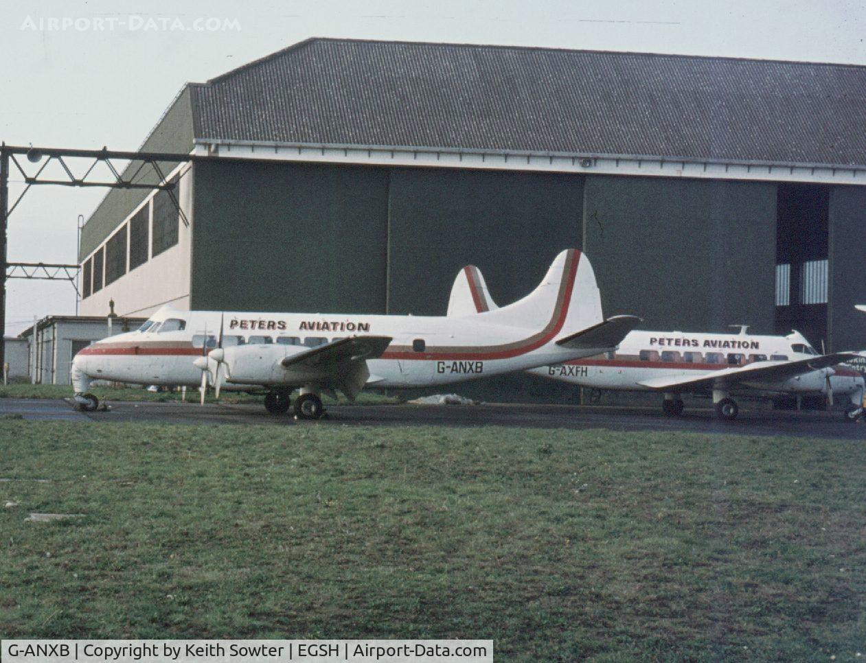 G-ANXB, De Havilland DH-114 Heron 1B C/N 14048, Based aircraft at the time