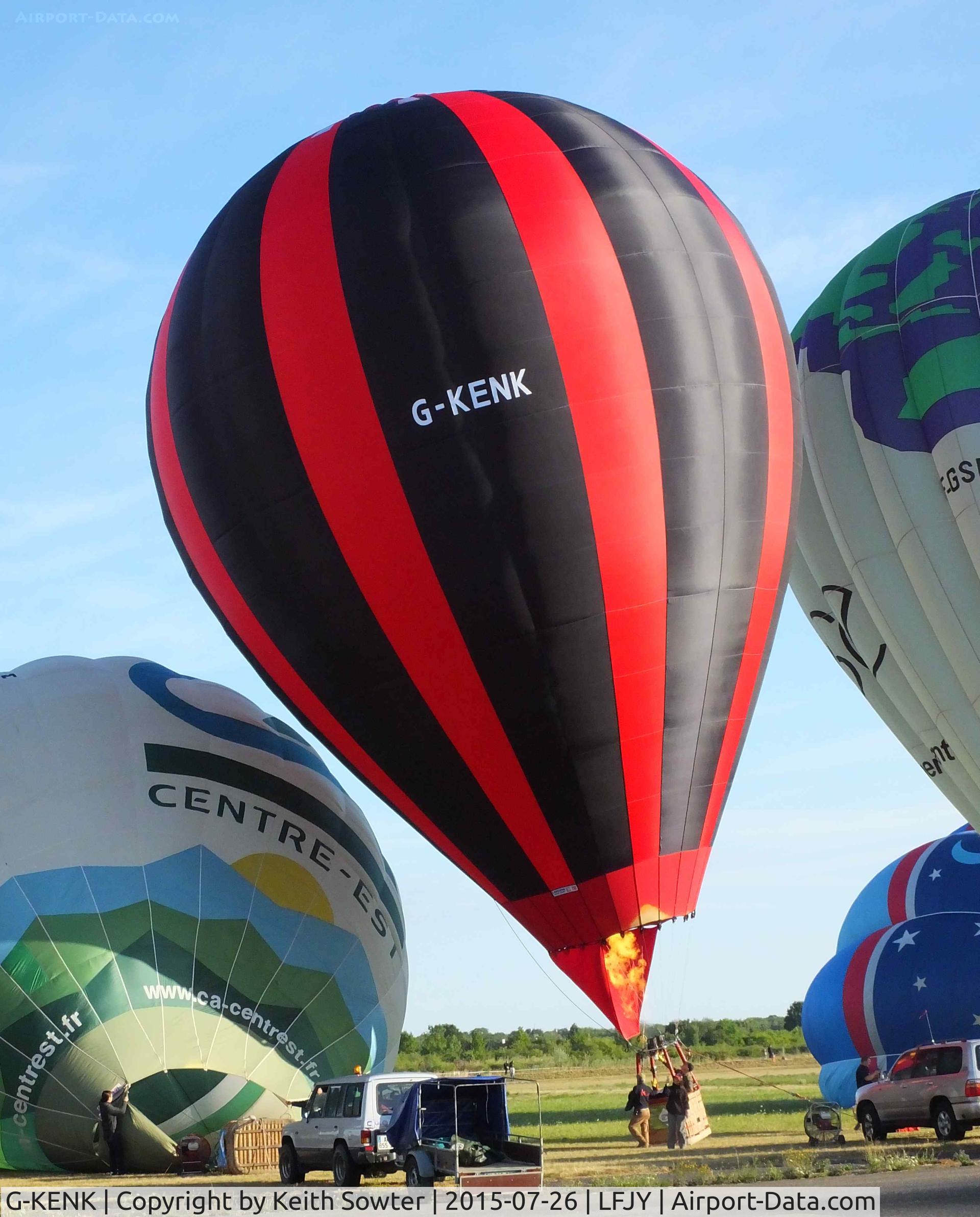 G-KENK, 2015 Cameron TR-70 C/N 11873, One of the ballons in the world record launch