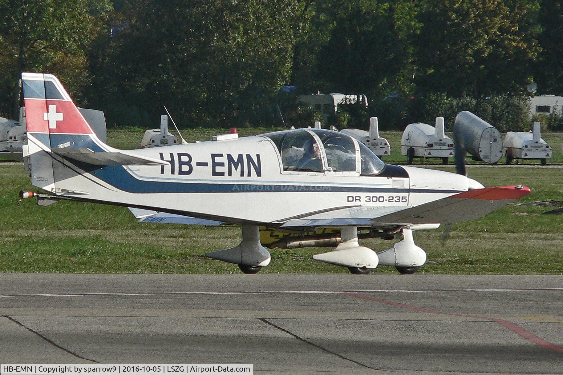 HB-EMN, 1971 Robin DR-300-180R C/N 544, It now has an Avco  Lycoming O-540-A1A5 as shown on the side of the fuselage.