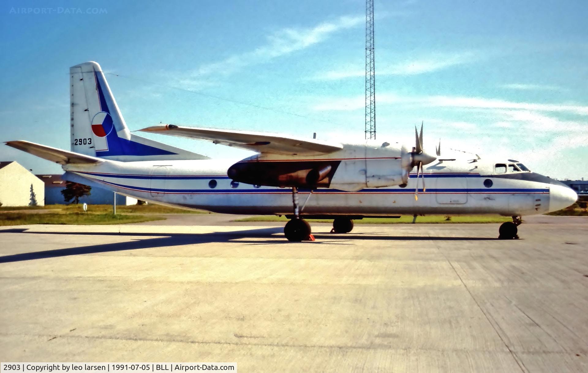 2903, 1966 Antonov An-24B C/N 77302903, Billund Denmark 5.7.1991