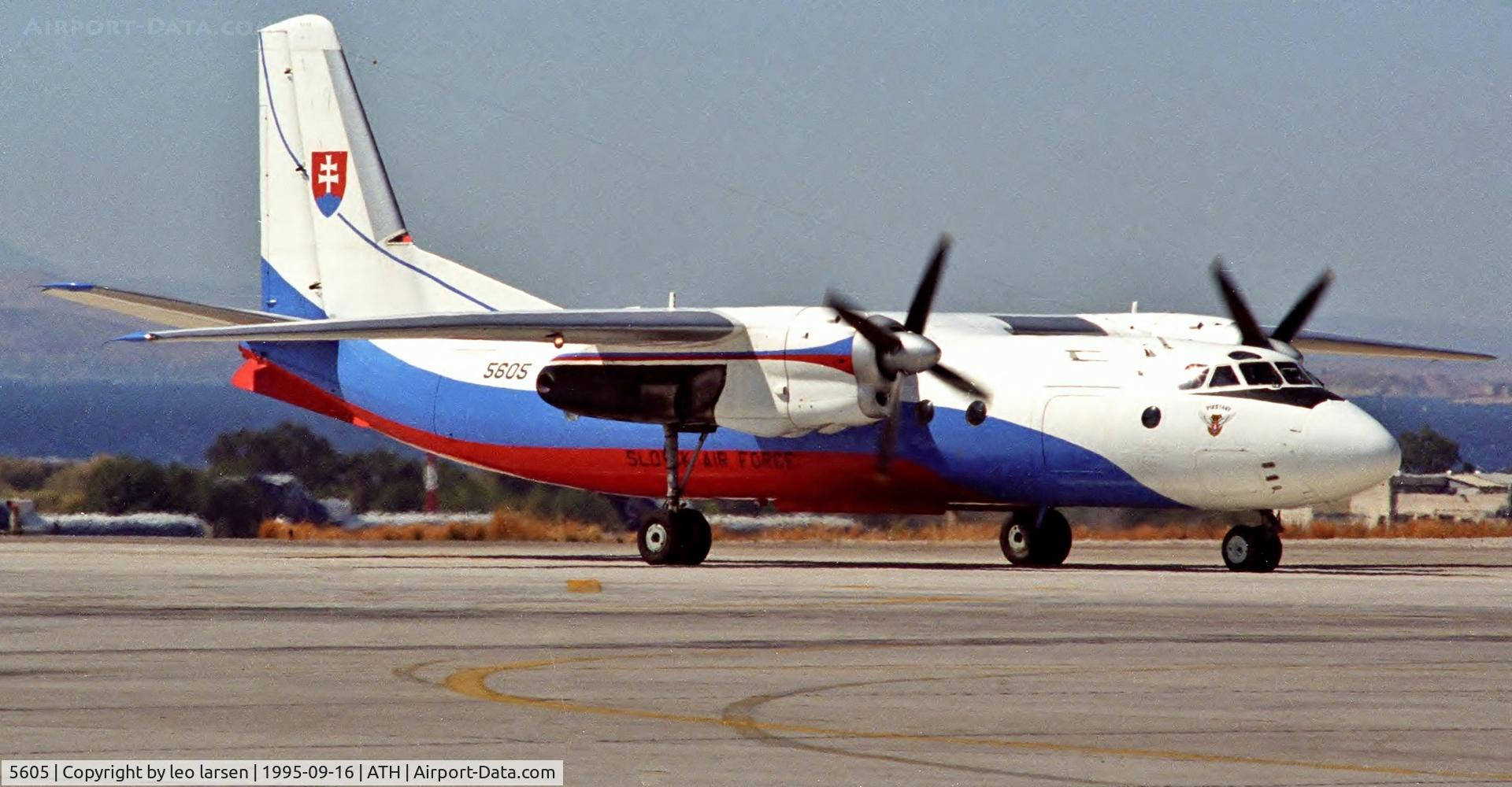 5605, 1969 Antonov An-24B C/N 07305605, Athens 16.9.1995