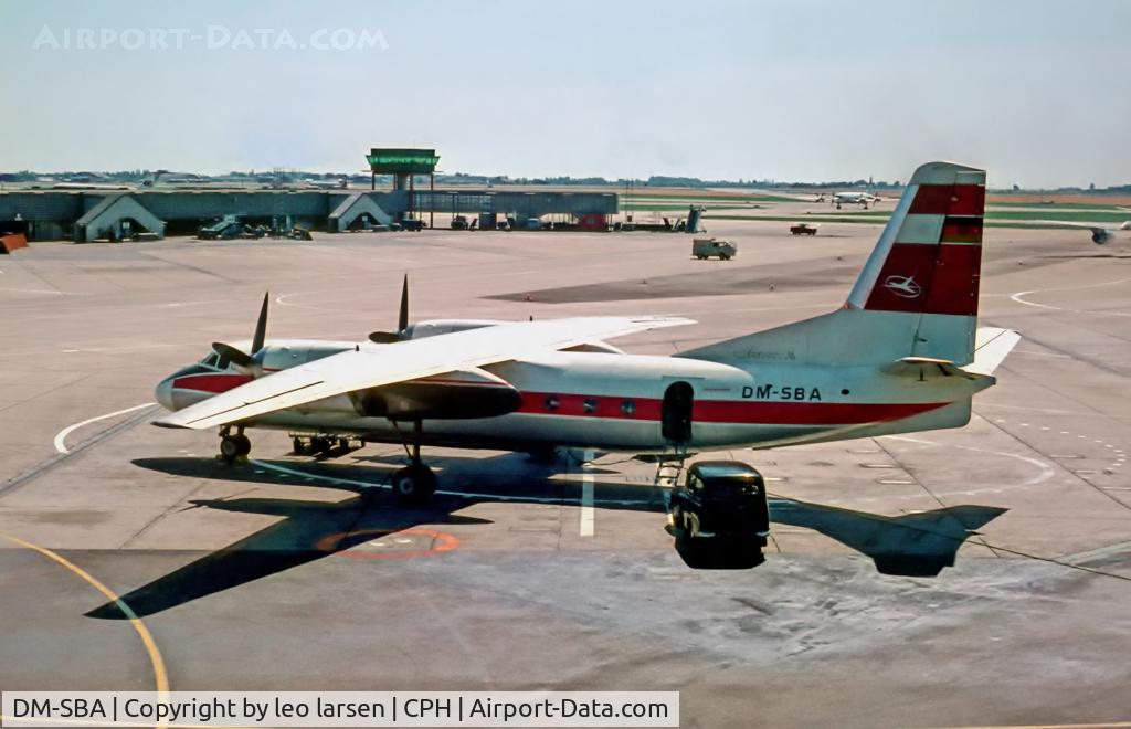 DM-SBA, 1966 Antonov An-24B C/N 67302206, Copenhagen apx.1968