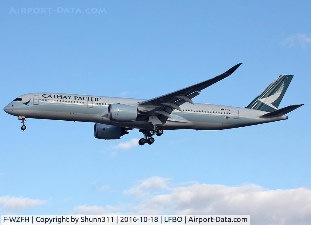 F-WZFH, 2016 Airbus A350-941 C/N 058, C/n 0058 - To be B-LRI