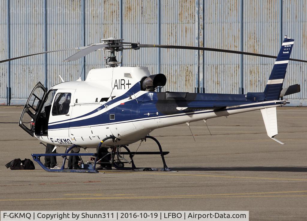 F-GKMQ, 2009 Aérospatiale AS-350B Écureuil C/N 4847, Parked at the General Aviation area...