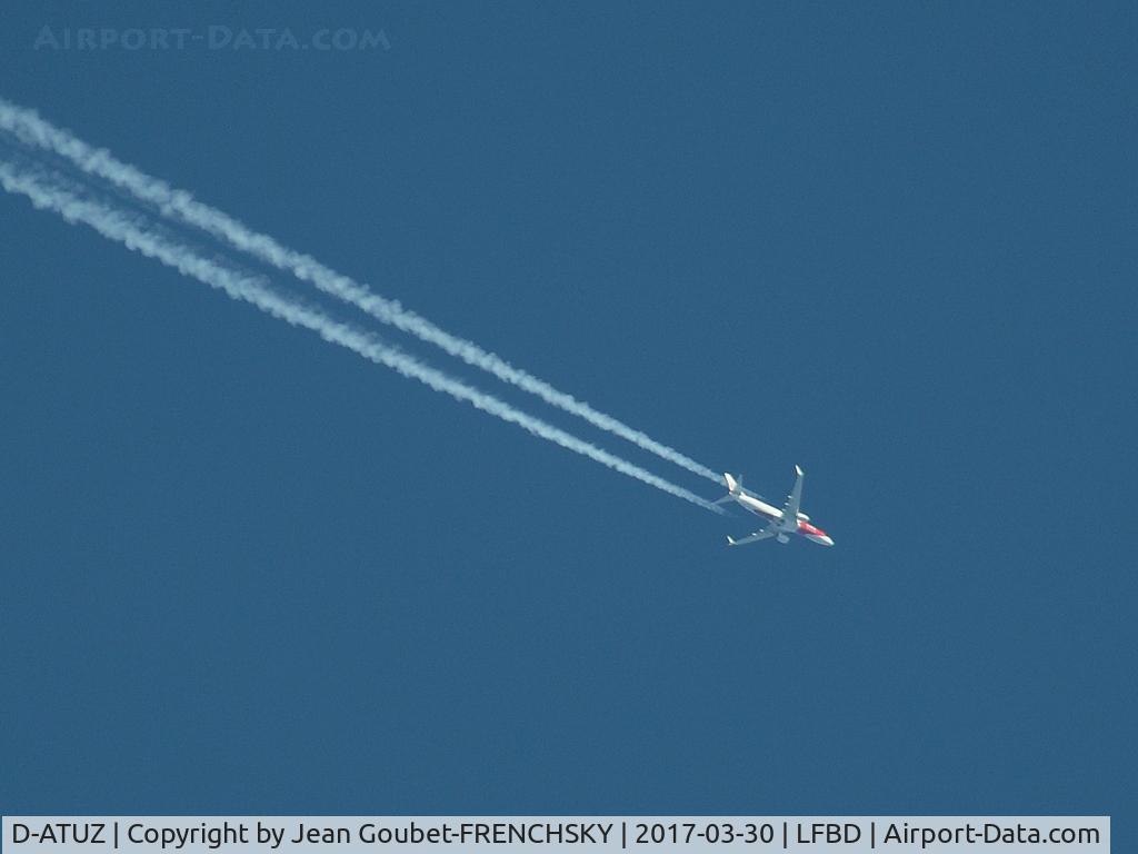 D-ATUZ, 2007 Boeing 737-8K5 C/N 34691, TUI46W, Jerez (XRY) to Dusseldorf (DUS)