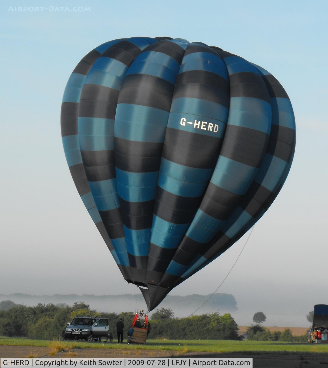 G-HERD, 2000 Lindstrand Balloons Ltd LBL 77B C/N 707, Lorraine Mondial Balloon Meet 2009 at Chambley Airfield LFJY