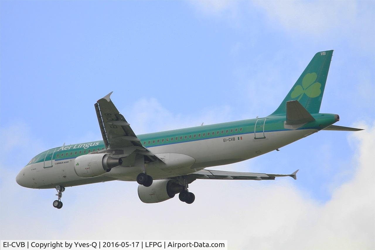 EI-CVB, 2000 Airbus A320-214 C/N 1394, Airbus A320-214, Short approach rwy 27R, Roissy Charles De Gaulle Airport (LFPG-CDG)
