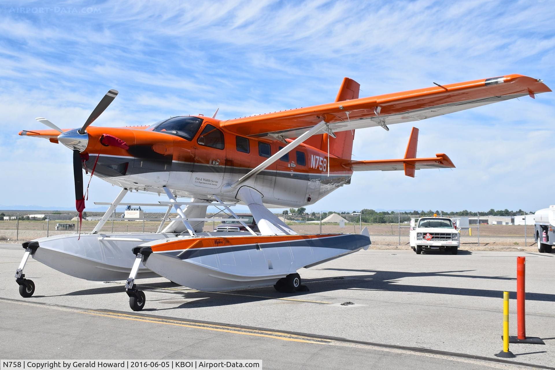 N758, 2010 Quest Kodiak 100 C/N 100-0033, U. S. Dept. of the Interior, Fish & Wildlife Service.