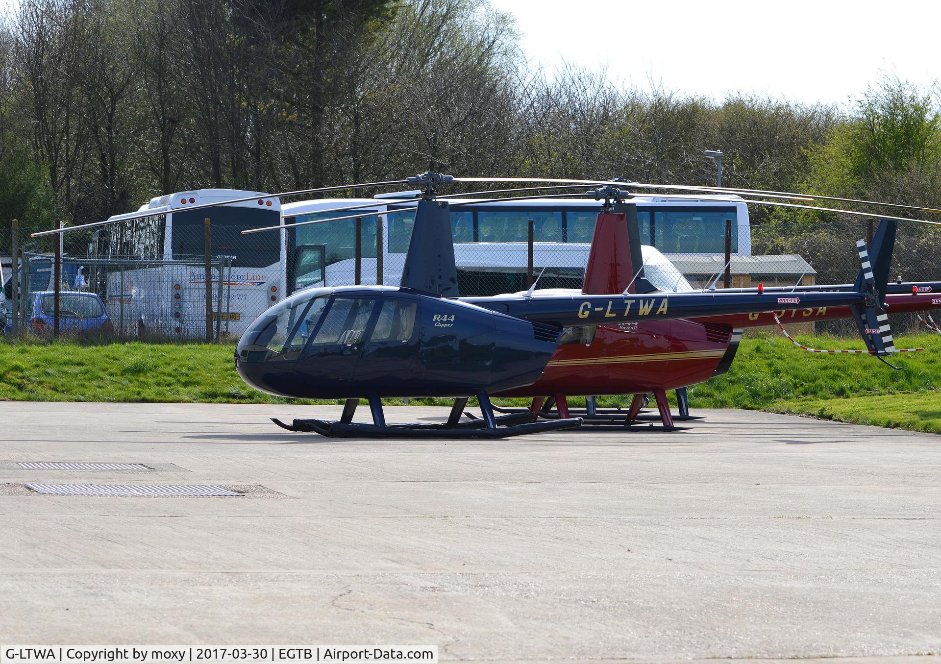 G-LTWA, 2000 Robinson R44 Clipper C/N 0816, Robinson R44 Clipper at Wycombe Air Park. Ex PH-WRF