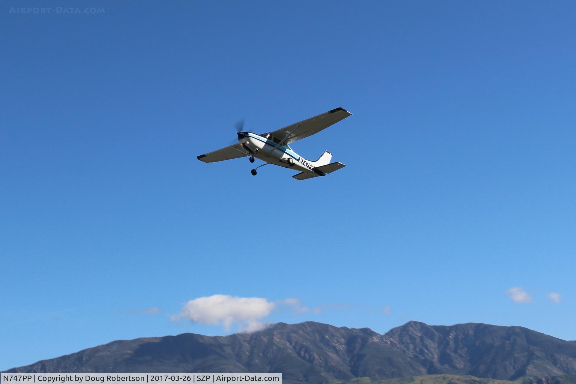 N747PP, 1980 Cessna 182R Skylane C/N R18201587, 1980 Cessna 182R SKYLANE, Lycoming IO-540-J3C5D 235 Hp, takeoff climb Rwy 22