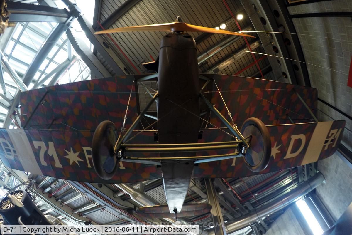 D-71, Halberstadt CL.IV C/N 1447, At the Deutsches Technikmuseum, Berlin