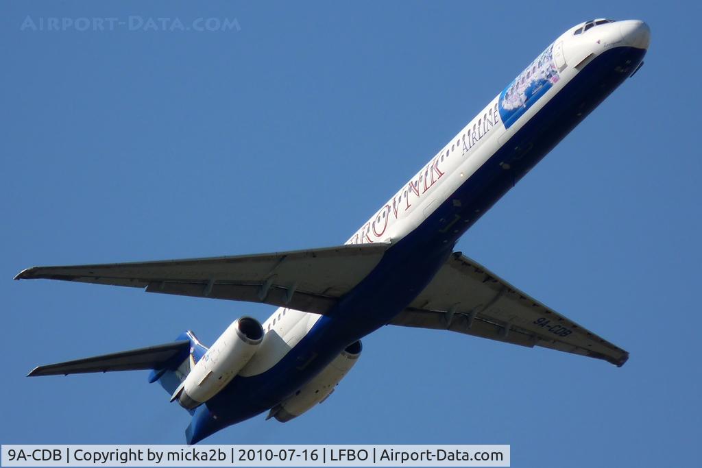 9A-CDB, 1991 McDonnell Douglas MD-83 (DC-9-83) C/N 49986, Take off
