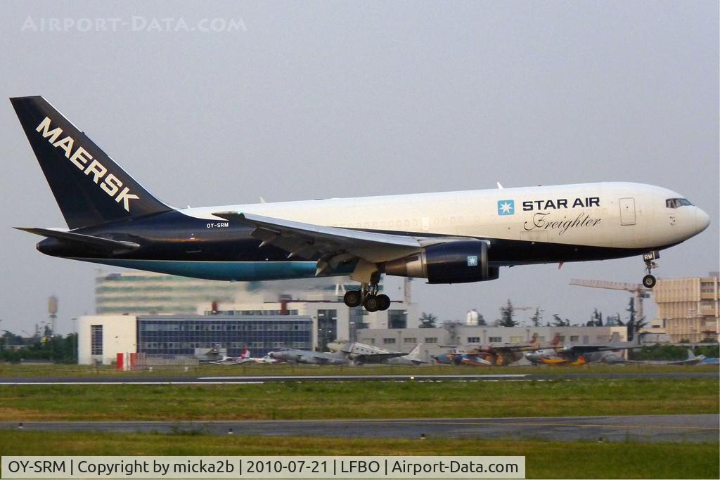 OY-SRM, 1994 Boeing 767-25E(BDSF) C/N 27192, Landing