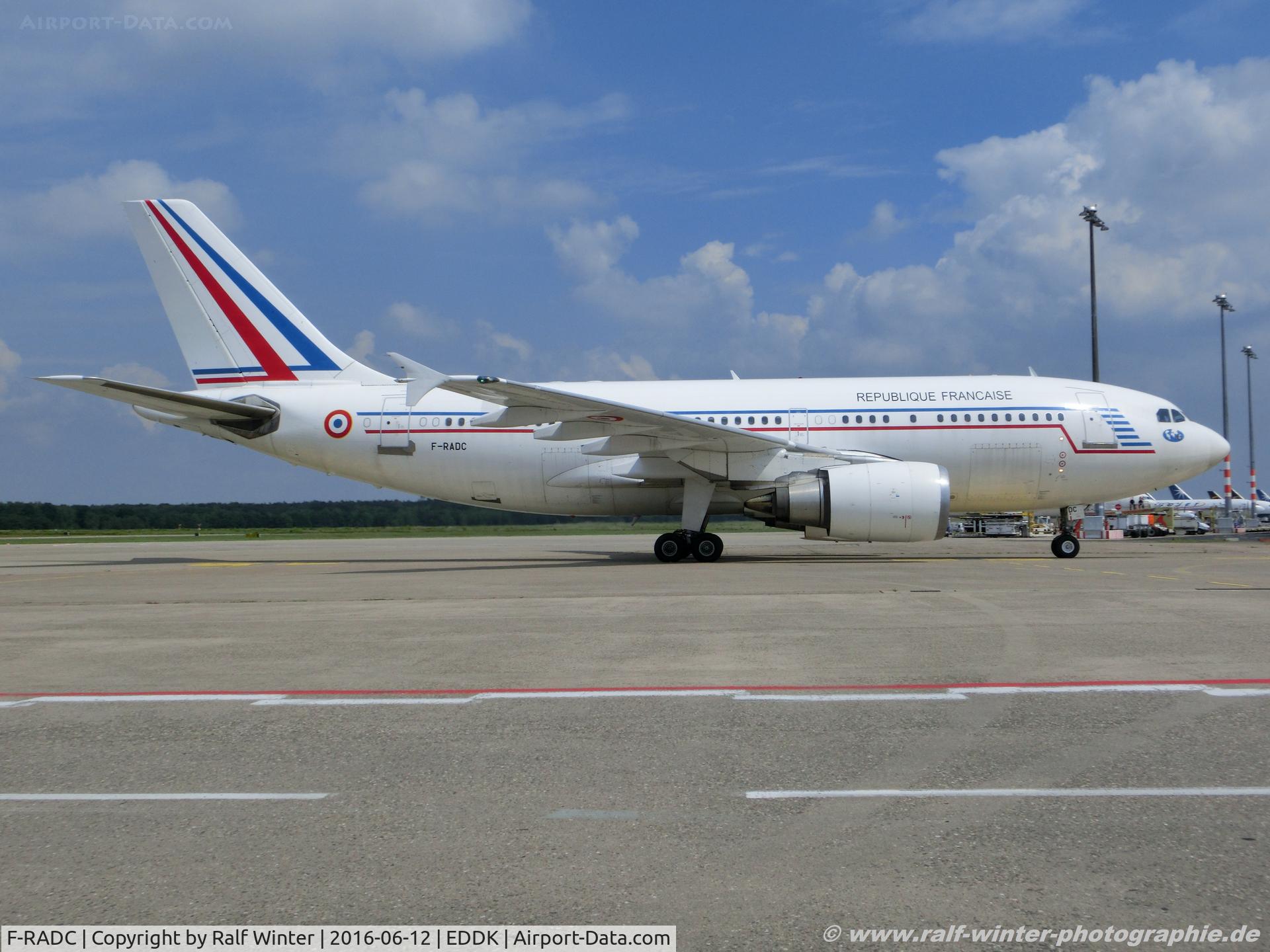 F-RADC, 1988 Airbus A310-304 C/N 418, Airbus A310-304 - CTM French Air Force - 418 - F-RADC - 12.06.2016 - CGN