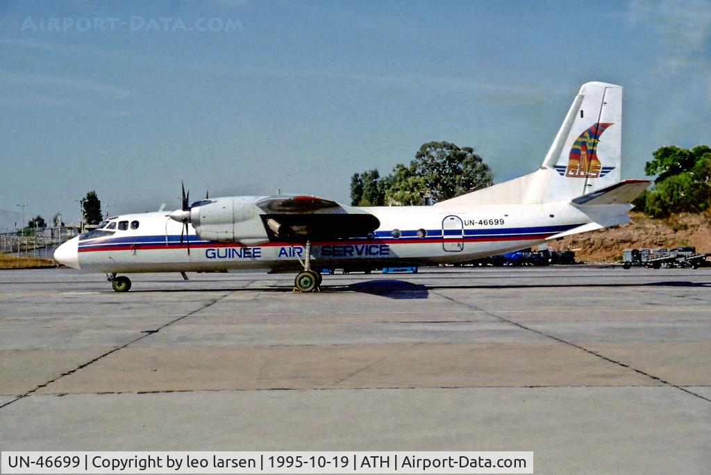 UN-46699, 1974 Antonov An-24RV C/N 47309910, Athens 19.10.1995