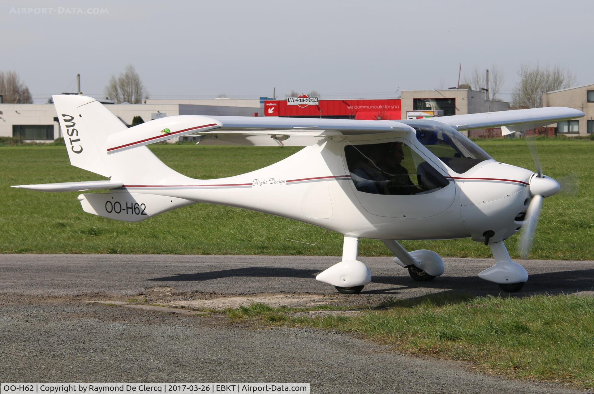 OO-H62, 2006 Flight Design CTSW C/N 06-03-03, At Wevelgem.