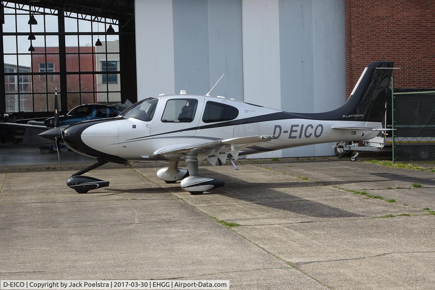 D-EICO, 2015 Cirrus SR22T C/N 1069, D-EICO on ramp of General Enterprise at GRQ