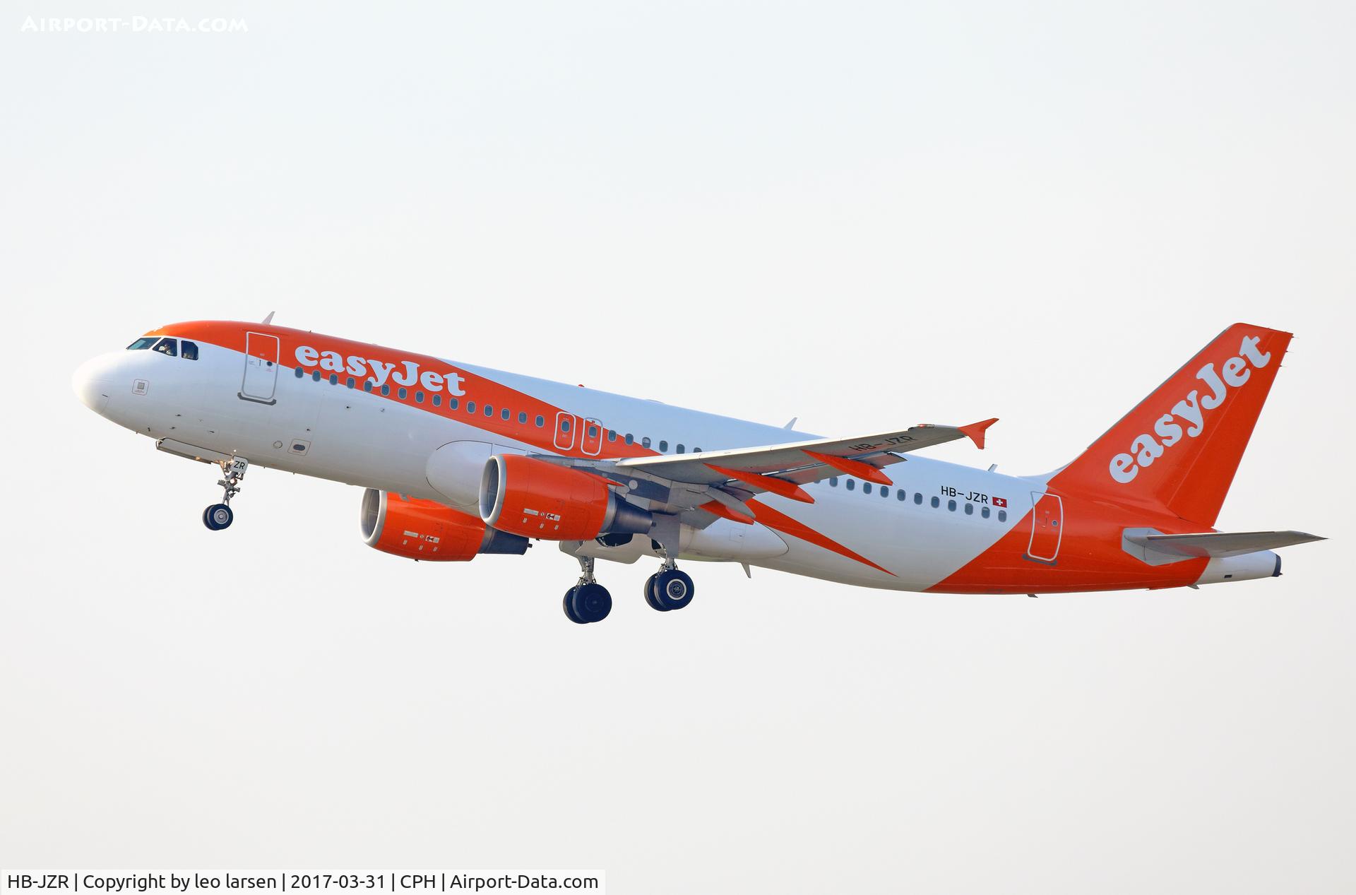HB-JZR, 2009 Airbus A320-214 C/N 4034, Copenhagen 31.3.2017