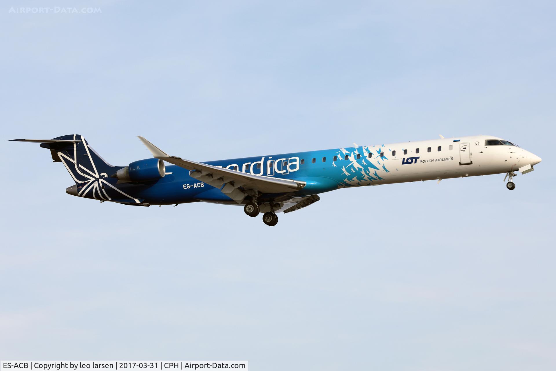 ES-ACB, 2010 Bombardier CRJ-900ER (CL-600-2D24) C/N 15261, Copenhagen 31.3.2017