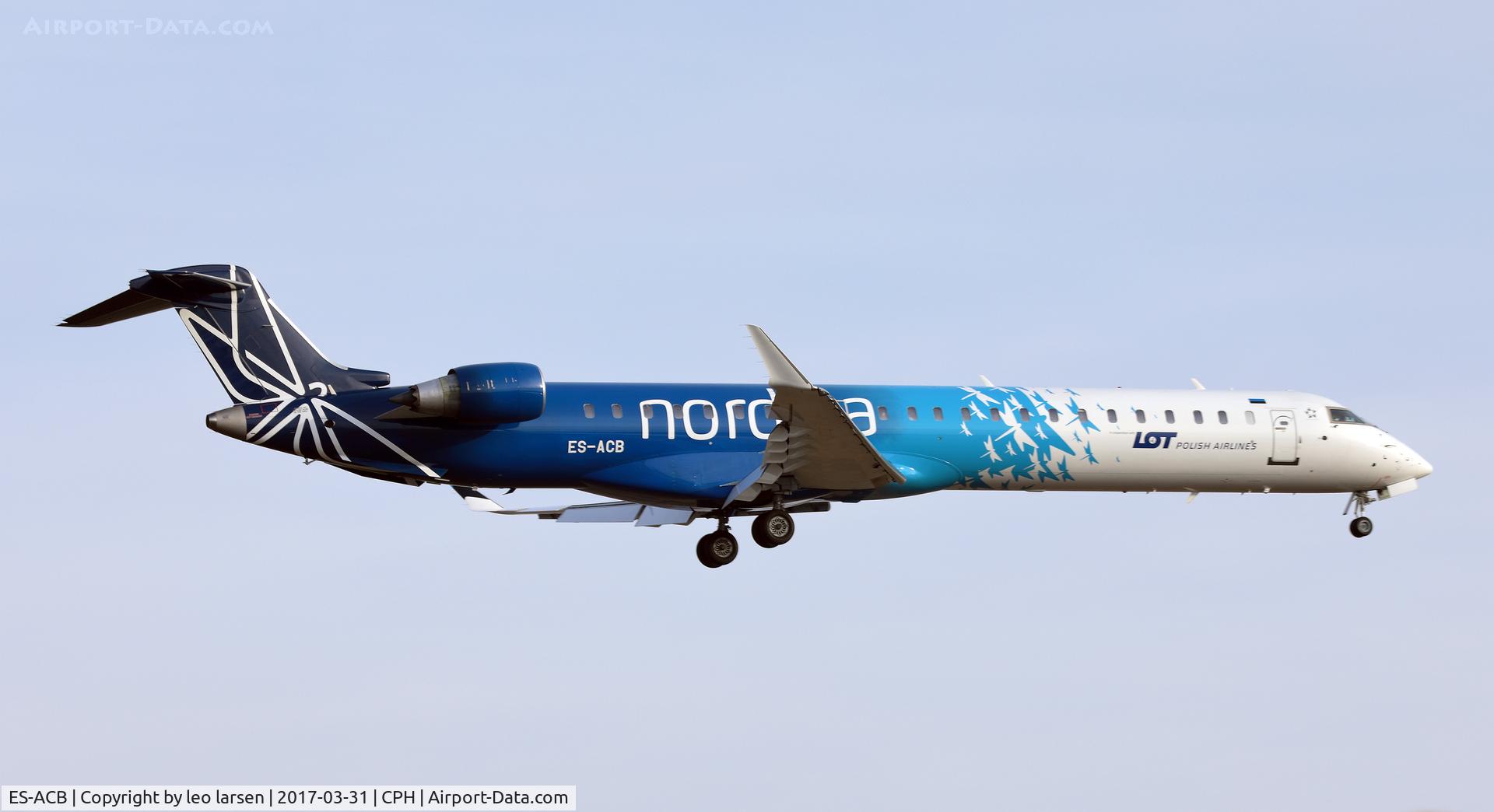 ES-ACB, 2010 Bombardier CRJ-900ER (CL-600-2D24) C/N 15261, Copenhagen 31.3.2017