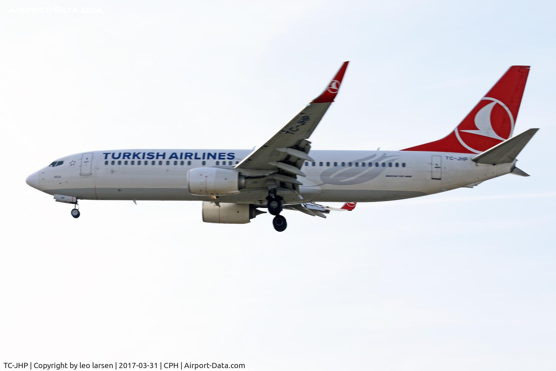 TC-JHP, 2012 Boeing 737-8F2 C/N 42000, Copenhagen 31.3.2017