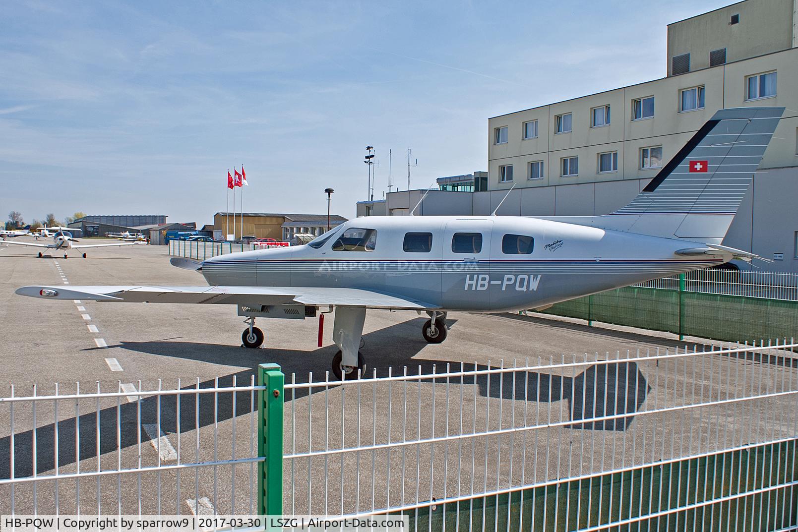 HB-PQW, 1989 Piper PA-46-350P Malibu Mirage C/N 4622051, Again on the Swiss register.
