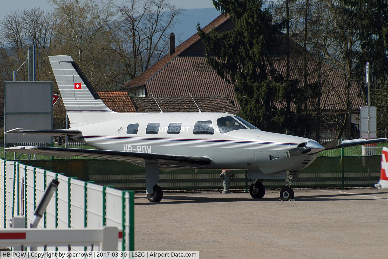 HB-PQW, 1989 Piper PA-46-350P Malibu Mirage C/N 4622051, Again on the Swiss register after a short time on Polish register.