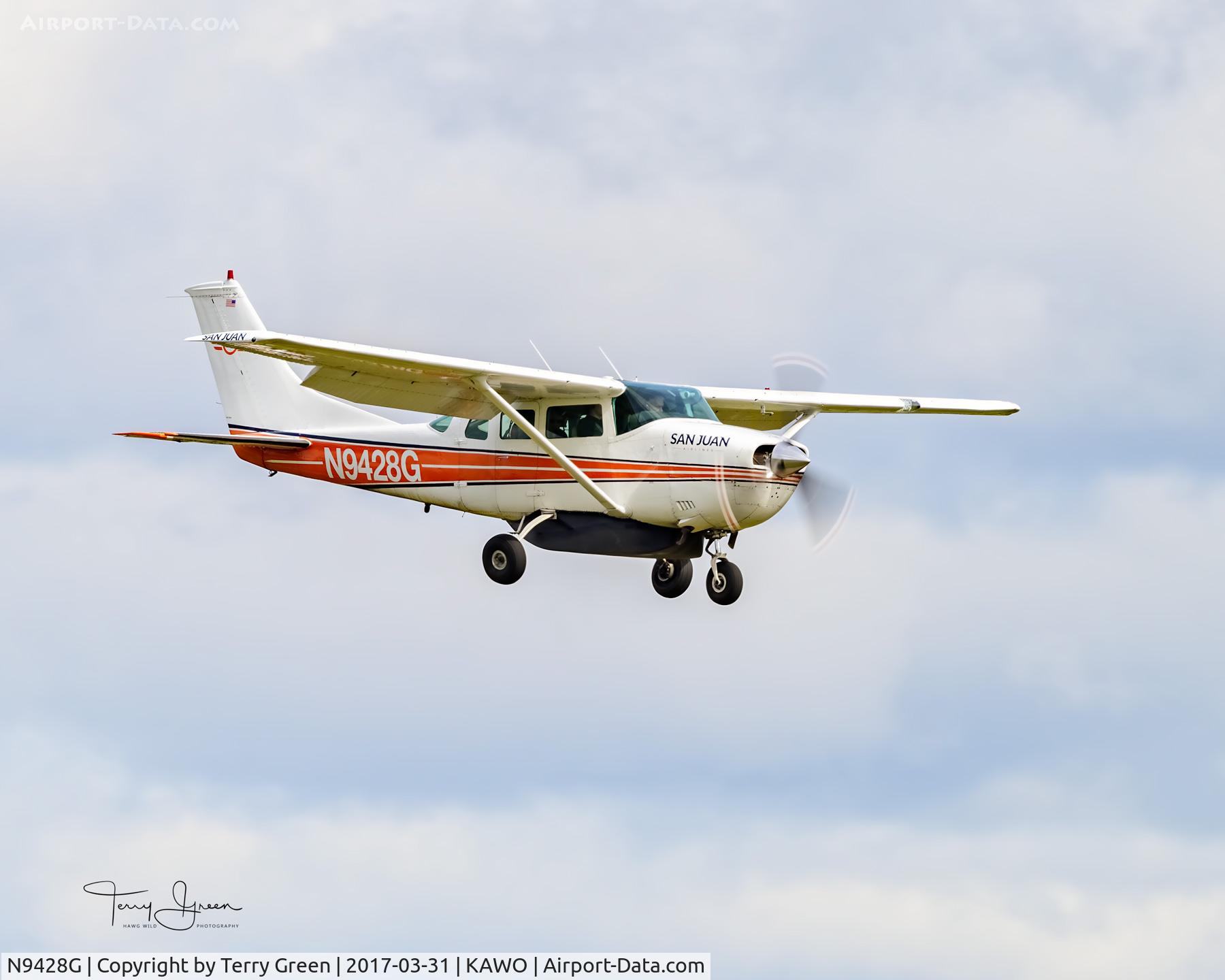 N9428G, 1970 Cessna U206E Stationair C/N U20601628, KAWO