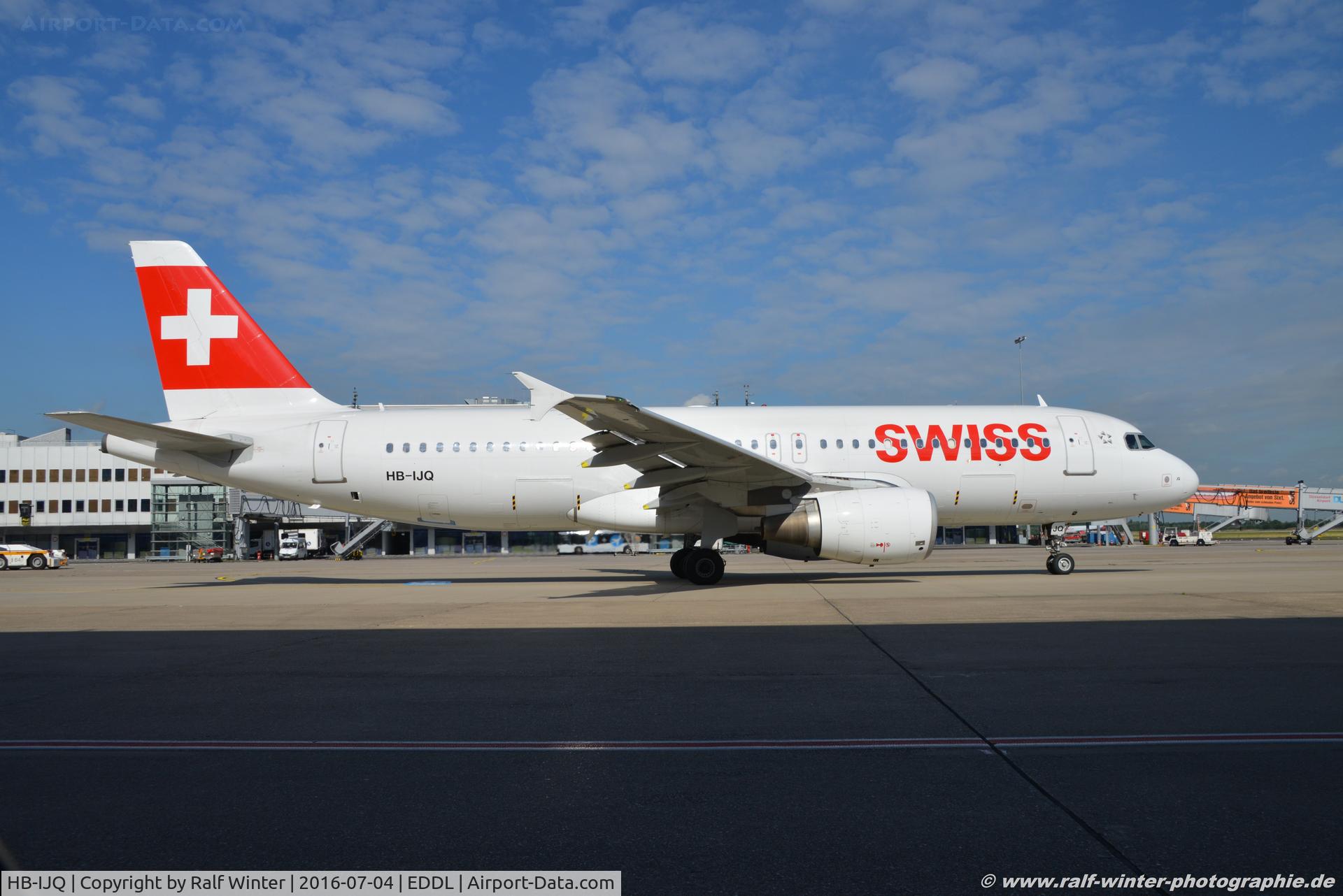 HB-IJQ, 1997 Airbus A320-214 C/N 701, Airbus A320-214 - LX SWR Swiss International Airlines 'Locarno' - 701 - HB-IJQ - 04.07.2016 - DUS