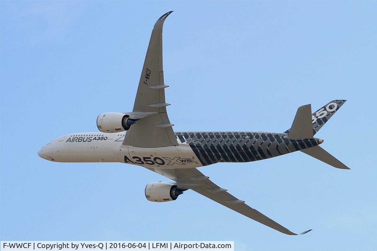 F-WWCF, 2013 Airbus A350-941 C/N 002, Airbus A350-941, On display, Istres-Le Tubé Air Base 125 (LFMI-QIE) open day 2016