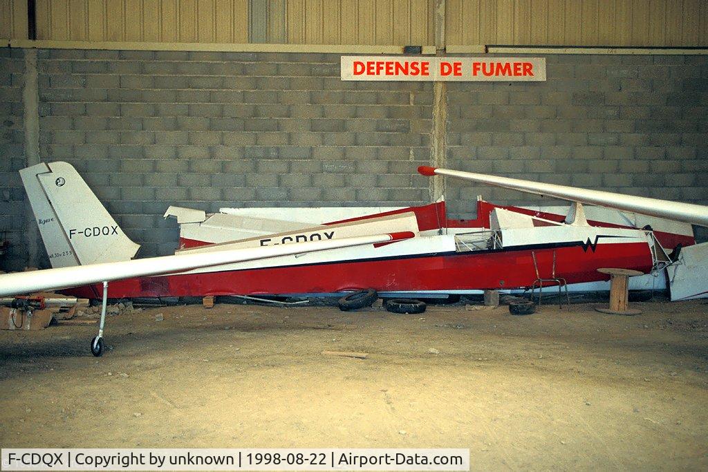F-CDQX, Wassmer WA-30 Bijave C/N 259, unknown
