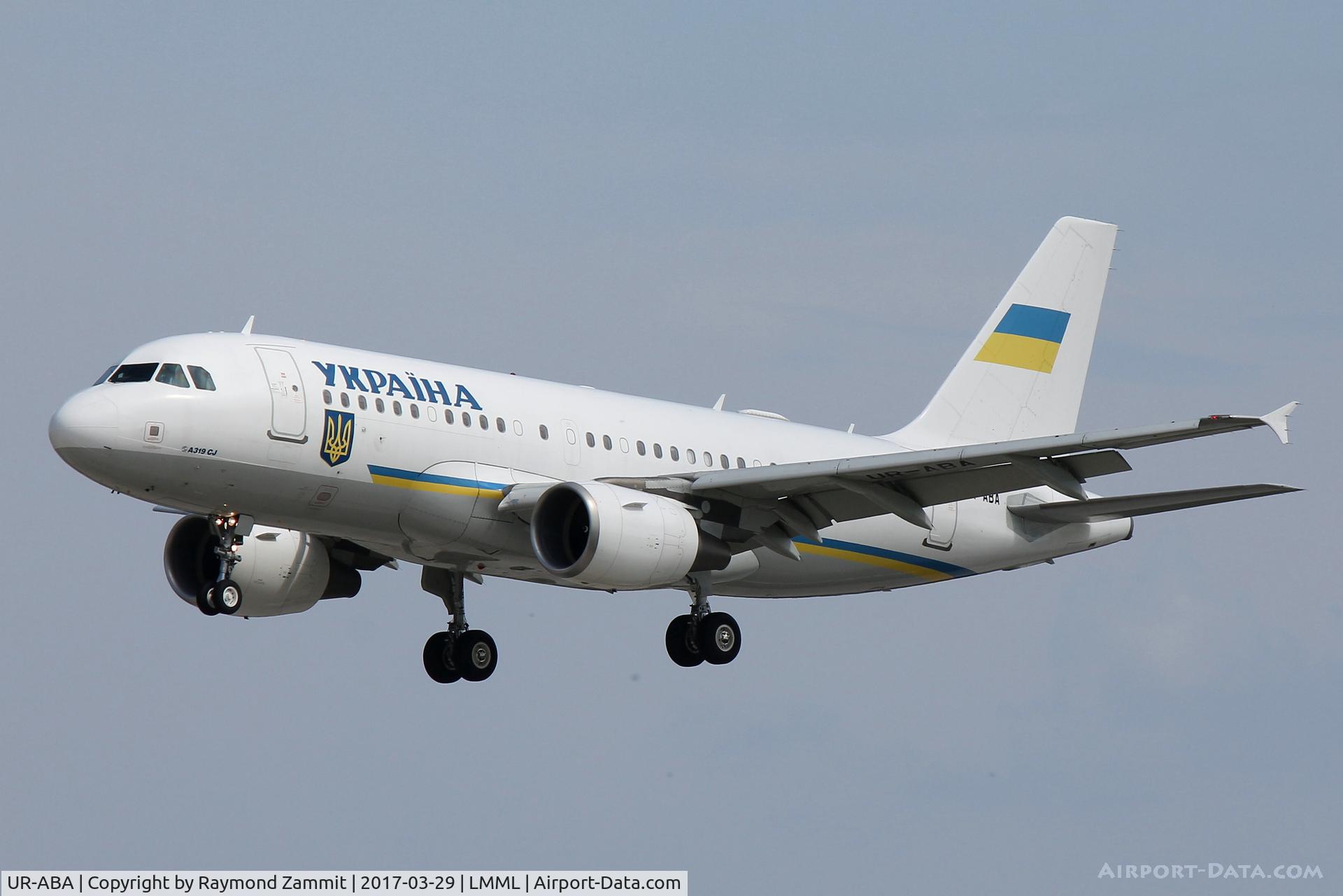 UR-ABA, 2007 Airbus A319-115 C/N 3260, A319 UR-ABA Government