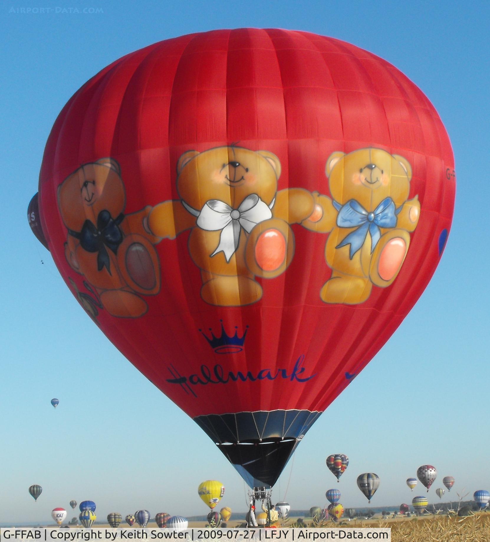 G-FFAB, 1997 Cameron Balloons N-105 C/N 4067, Lorraine Mondial Balloon Meet 2009 at Chambley Airfield LFJY