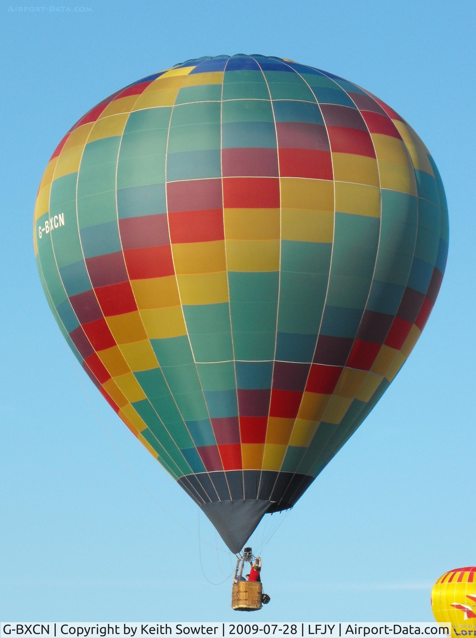 G-BXCN, 1996 Sky Balloons Sky 105-24 C/N 047, Lorraine Mondial Balloon Meet 2009 at Chambley Airfield LFJY