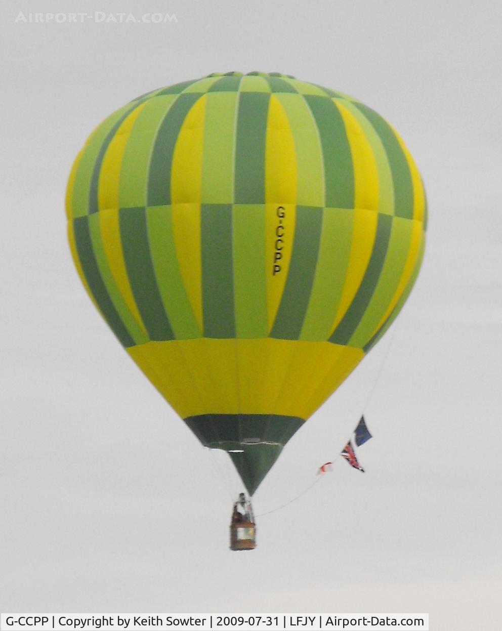 G-CCPP, 2003 Cameron Balloons C-70 C/N 10515, Lorraine Mondial Balloon Meet 2009 at Chambley Airfield LFJY