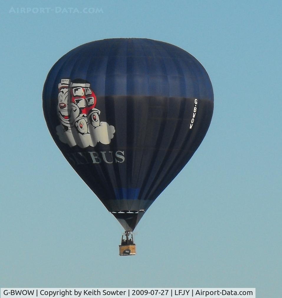 G-BWOW, 1996 Cameron Balloons N-105 C/N 3805, Lorraine Mondial Balloon Meet 2009 at Chambley Airfield LFJY