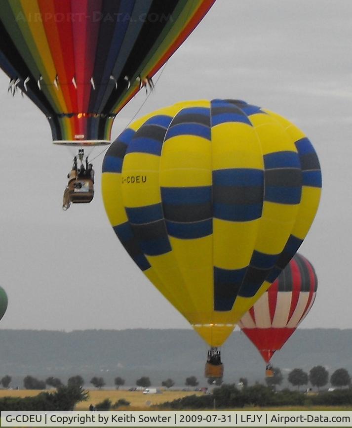 G-CDEU, 2005 Lindstrand Hot Air Balloons Ltd LBL 90B C/N 1015, Lorraine Mondial Balloon Meet 2009 at Chambley Airfield LFJY