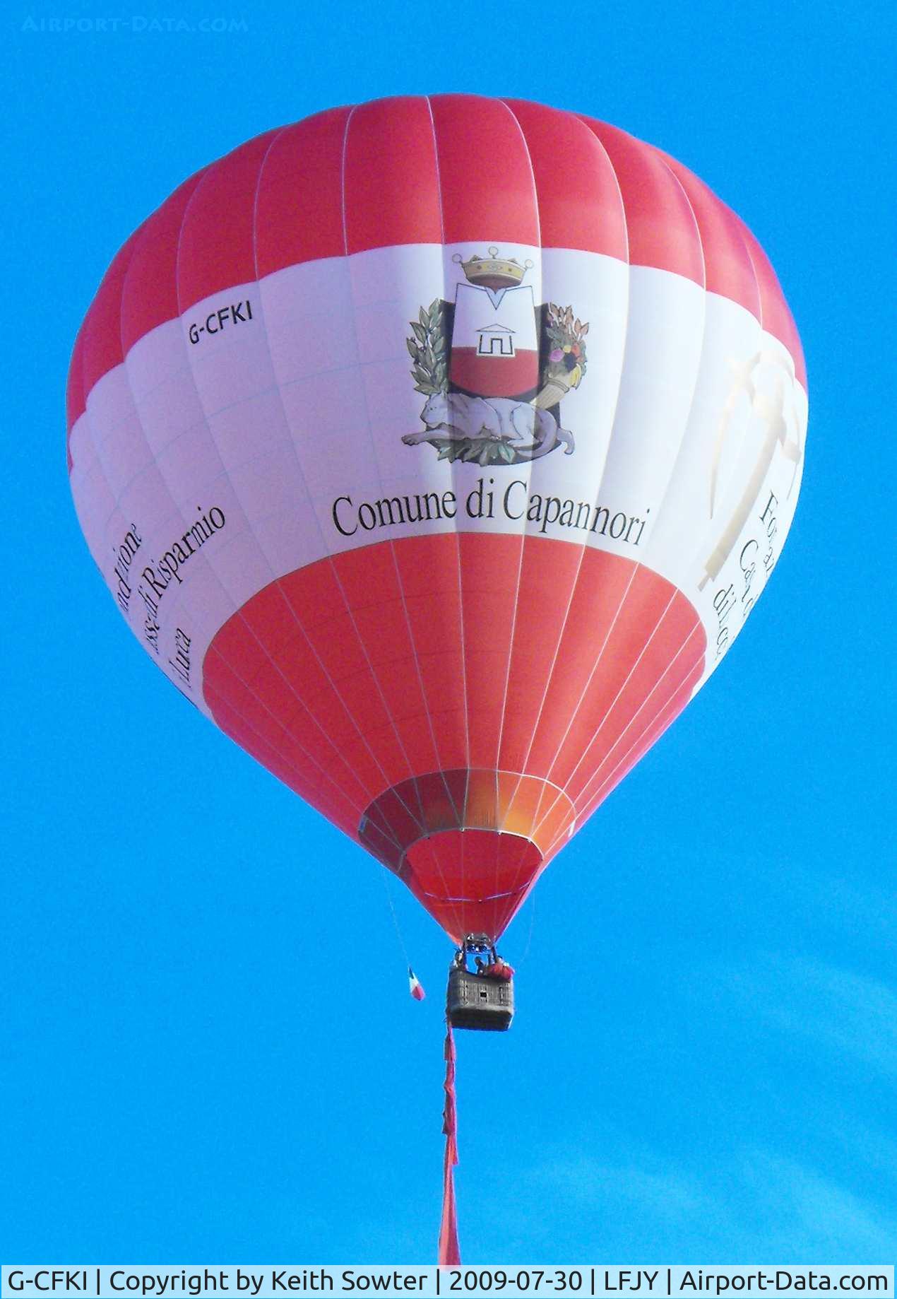 G-CFKI, 2008 Cameron Balloons Z-120 C/N 11201, Lorraine Mondial Balloon Meet 2009 at Chambley Airfield LFJY