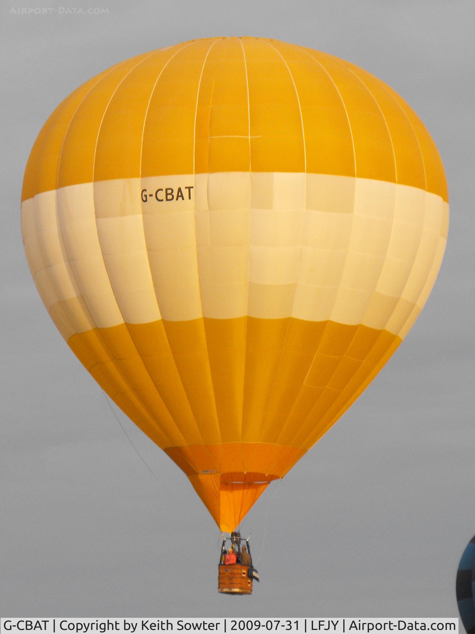 G-CBAT, 2001 Cameron Balloons Z-90 C/N 10099, Lorraine Mondial Balloon Meet 2009 at Chambley Airfield LFJY