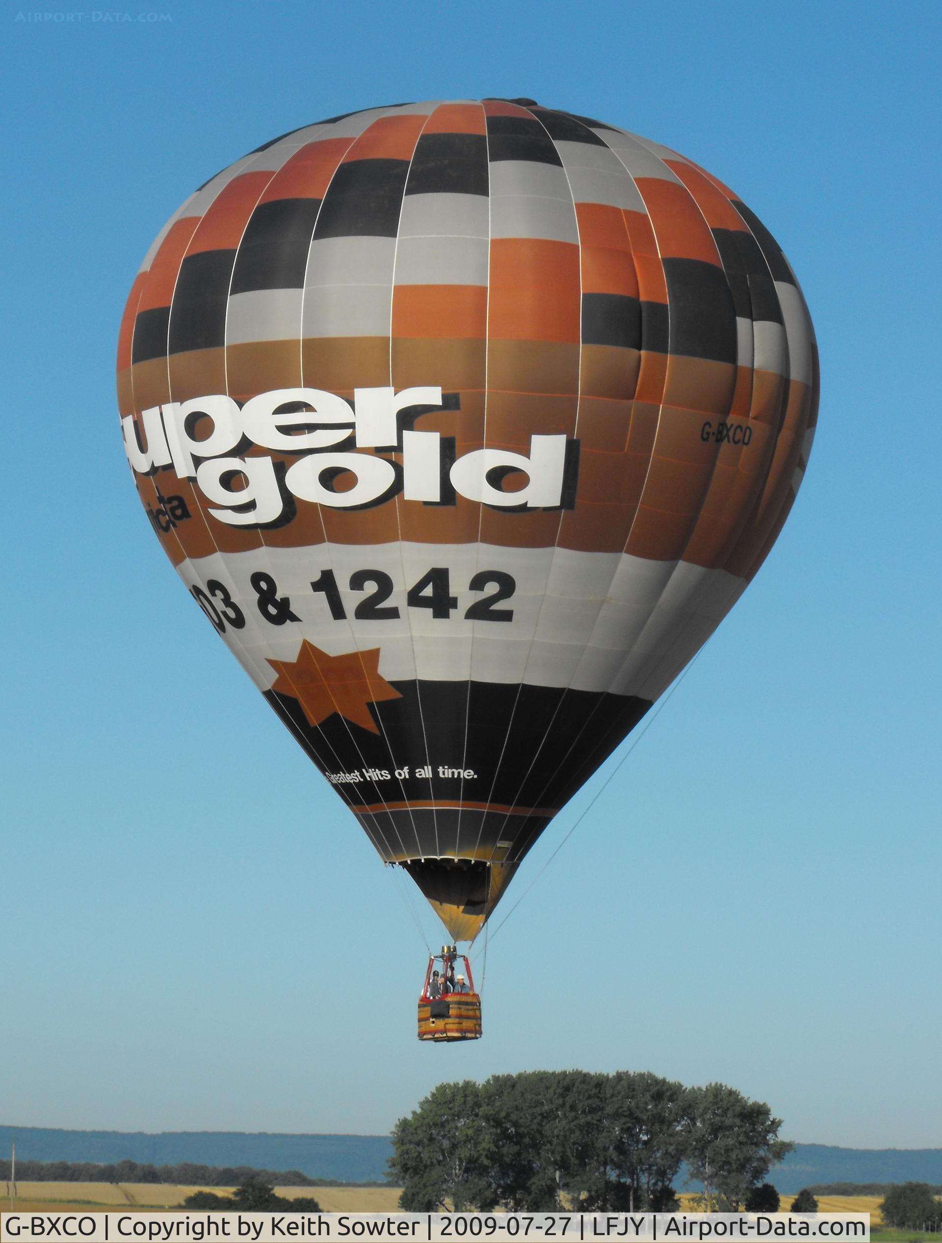G-BXCO, 1997 Cameron Balloons Colt 120A C/N 4086, Lorraine Mondial Balloon Meet 2009 at Chambley Airfield LFJY