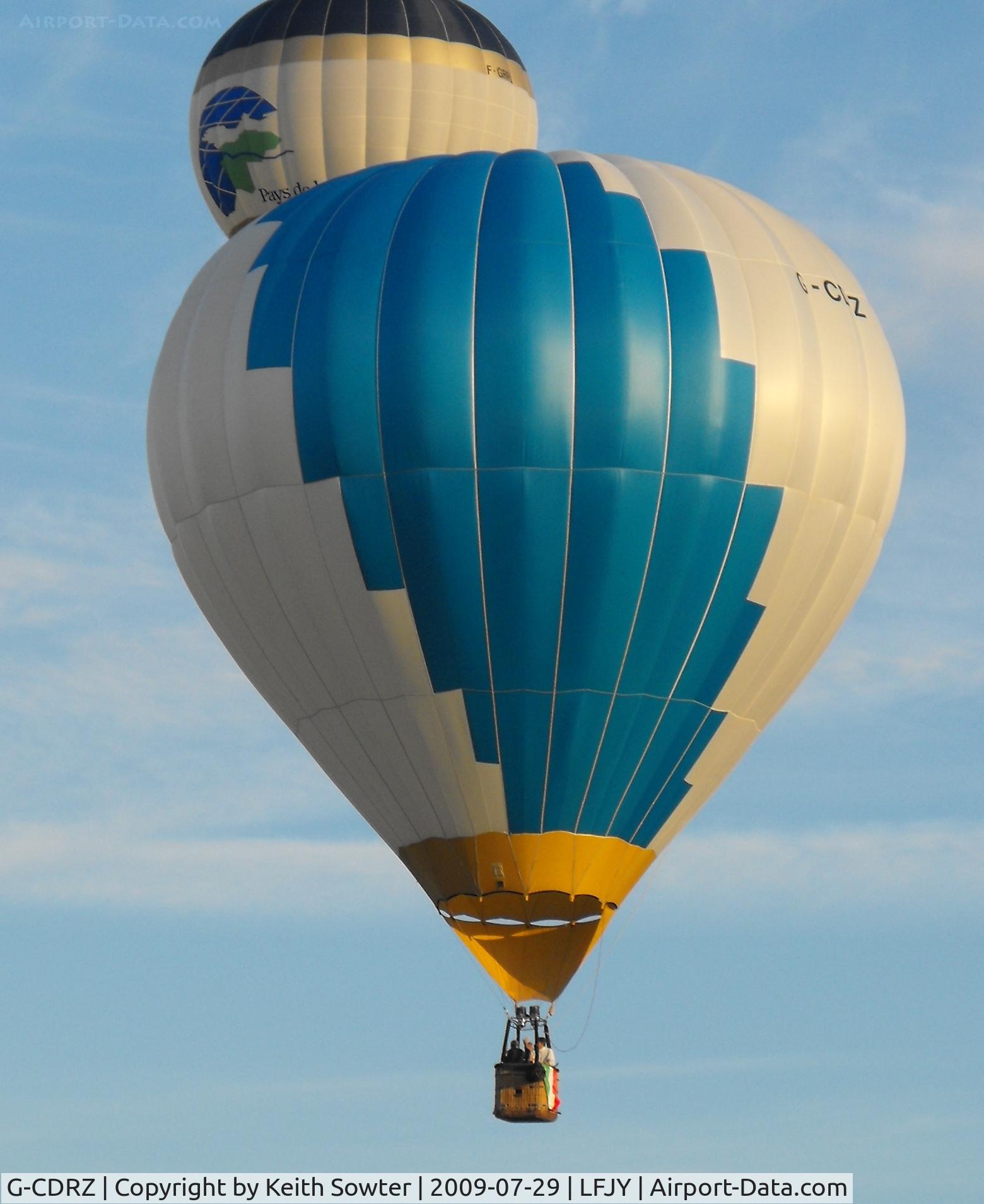 G-CDRZ, 2005 Kubicek BB22 C/N 395, Lorraine Mondial Balloon Meet 2009 at Chambley Airfield LFJY