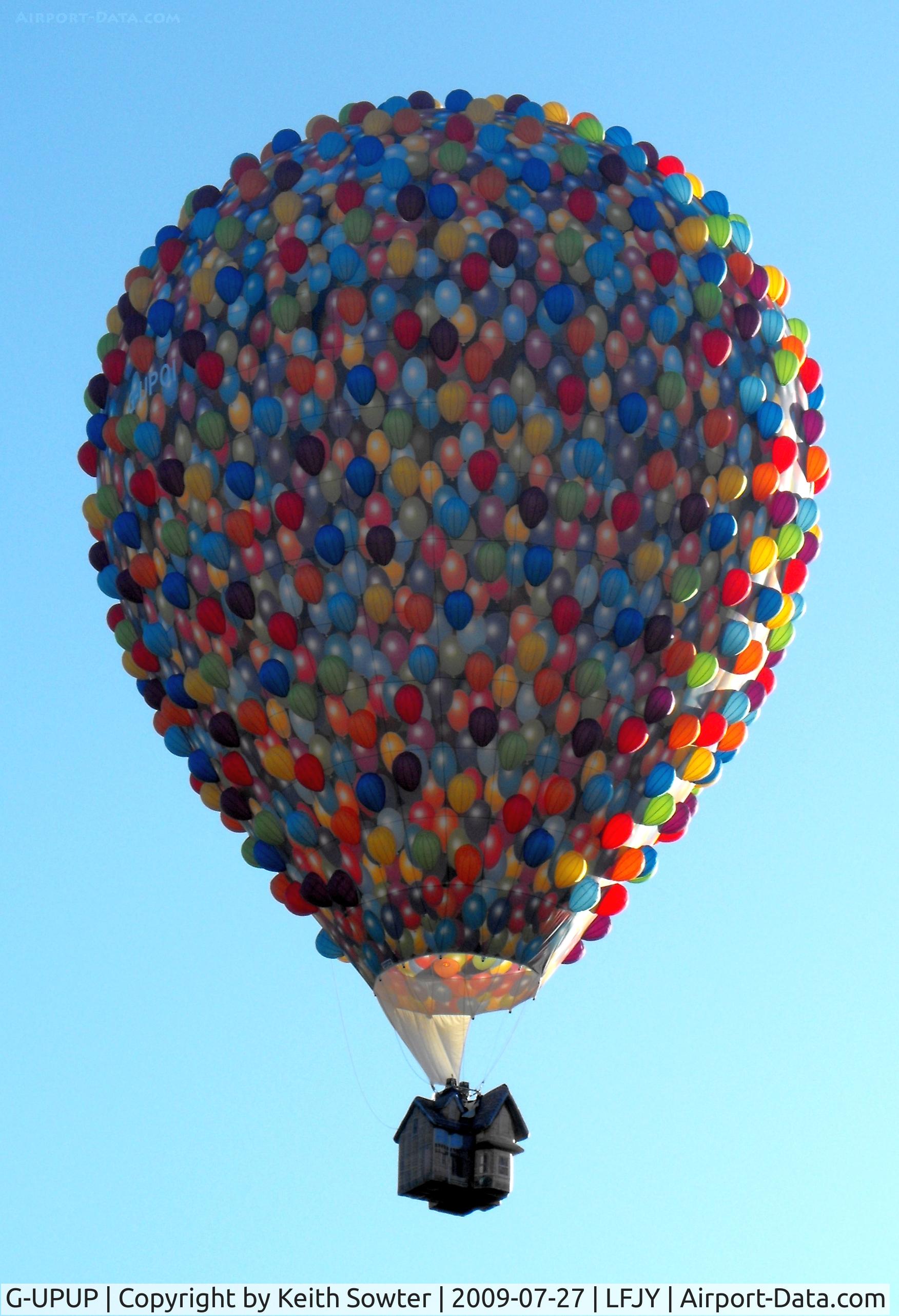 G-UPUP, 1989 Cameron Balloons V-77 C/N 1828, Lorraine Mondial Balloon Meet 2009 at Chambley Airfield LFJY