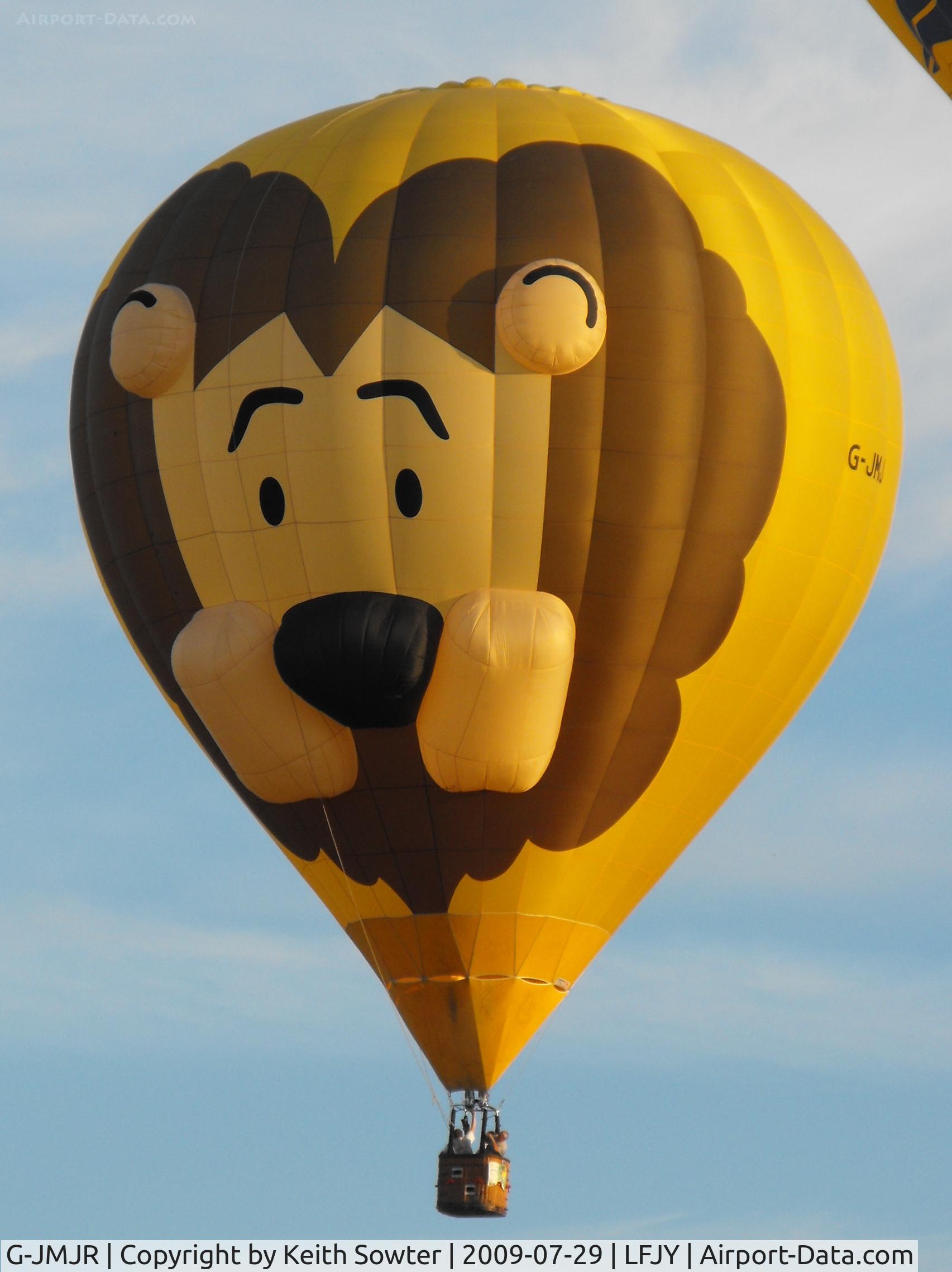 G-JMJR, 2004 Cameron Balloons Z-90 C/N 10611, Lorraine Mondial Balloon Meet 2009 at Chambley Airfield LFJY